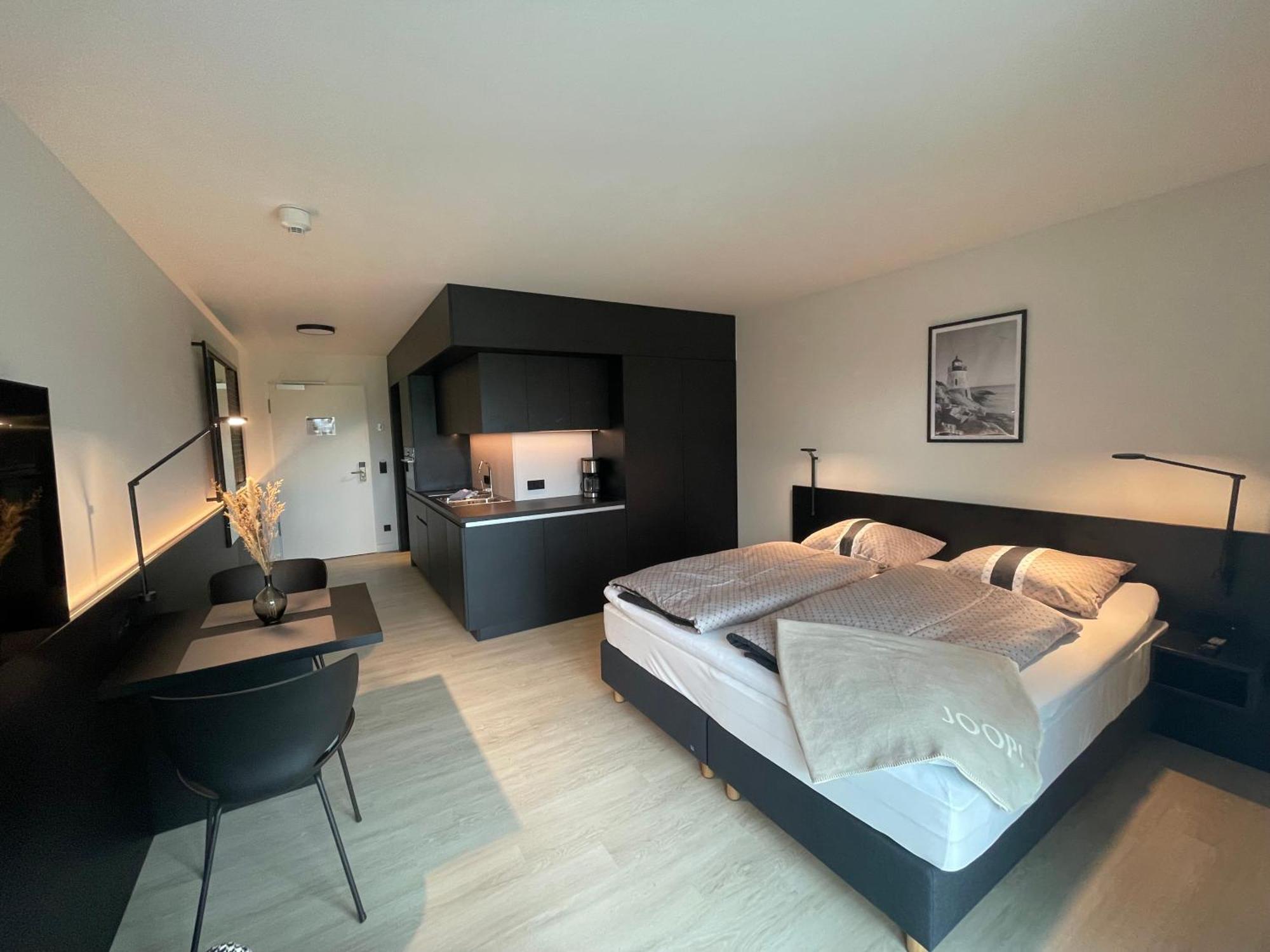 Hotelapartment Ueberwasser Mit Sauna Und Fitness Cuxhaven Esterno foto