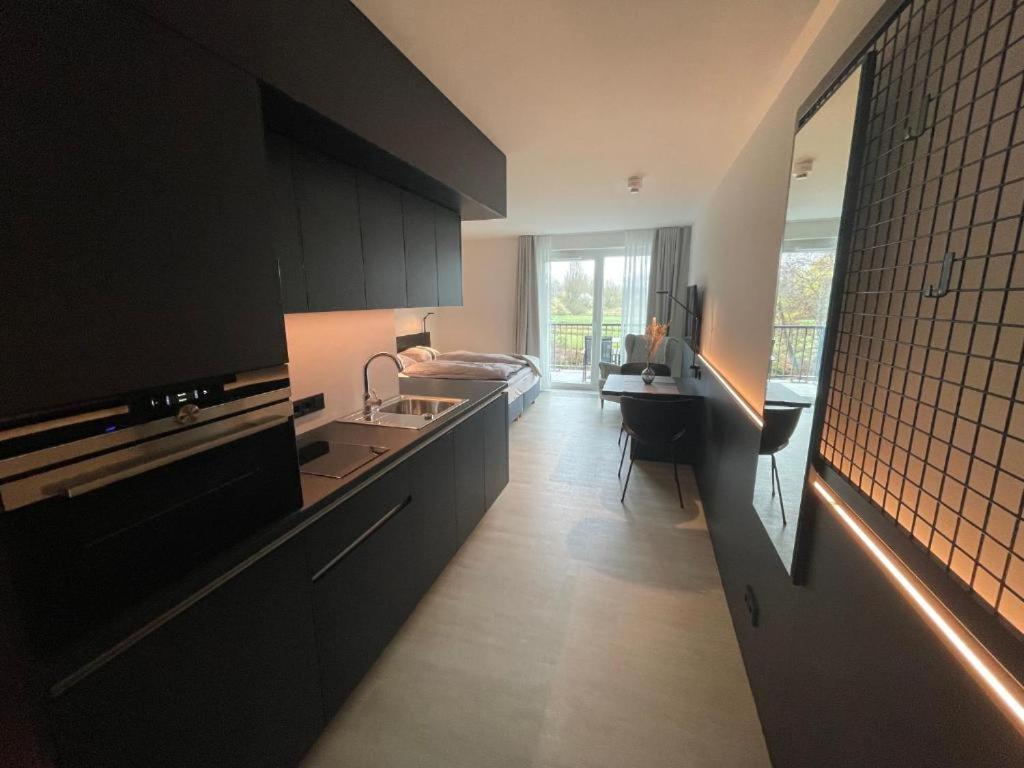 Hotelapartment Ueberwasser Mit Sauna Und Fitness Cuxhaven Esterno foto